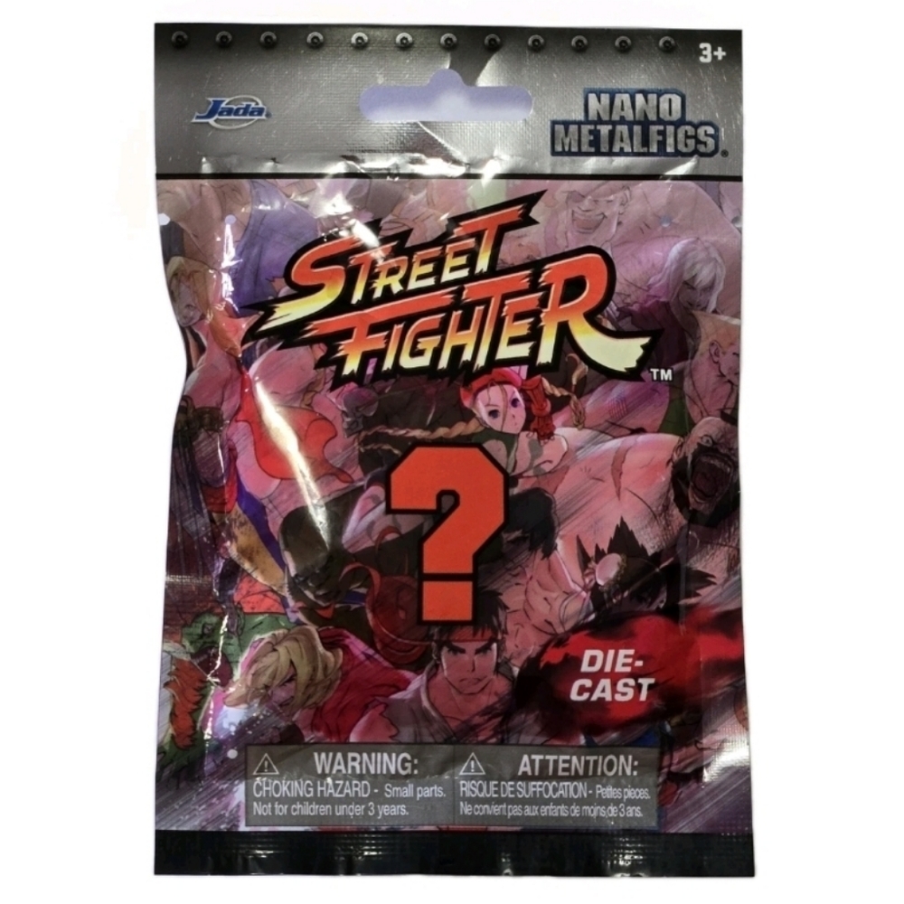 Street Fighter Arcade NANO METALFIGS Die-Cast Mystery Pack JADA Toys
